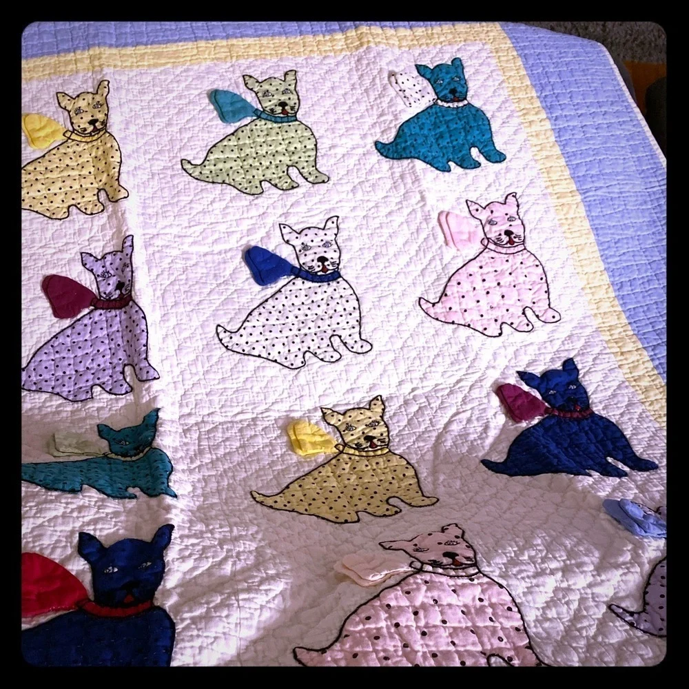 JUDI BOISSON UNIQUE baby crib quilt
